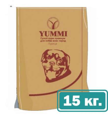Сухой корм для собак YUMMI REGULAR КУРИЦА Сухой корм для собак YUMMI REGULAR КУРИЦА