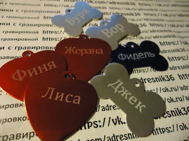 Адресники с гравировкой для Ваших любимцев. Адресники с гравировкой для Ваших любимцев.