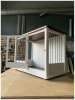 Клетка для собак, IONWOOD, 110x65x90 (Д/Г/В) Белая с коричневой столешницей