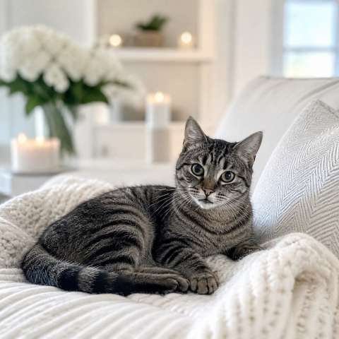 Котёнок-подросток Джо ищет дом