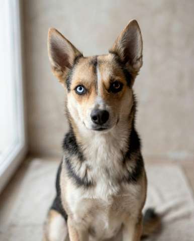 Сия - миниатюрная девочка с глазами из разных миров